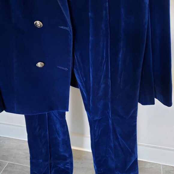 (NWOT) Nasty Gal Can You Feel It Velvet Suit (Size 10) - Picture 4 of 13